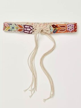 NWOT $78 Free People Dream In Color Wrap Belt Jenny Krauss Folklore